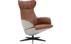 Goossens excellent relaxstoel avec grijs stof - 8201662-2
