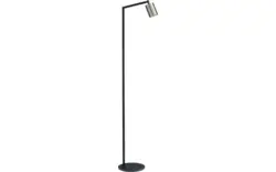 Goossens vloerlamp tarik zwart metaal - 8201833-01