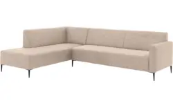 Goossens hoekbank key west beige micro leer - 8201998-403-gespiegeld-01