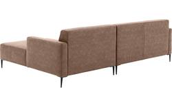 Goossens loungebank key west bruin micro leer - 8201999-394-01