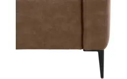 Goossens loungebank key west bruin micro leer - 8201999-394-gespiegeld-01
