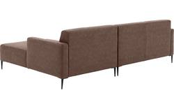 Goossens loungebank key west bruin micro leer - 8201999-396-01