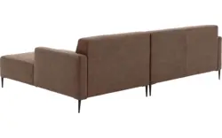 Goossens loungebank key west bruin micro leer - 8201999-396-01
