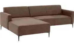 Goossens loungebank key west bruin micro leer - 8201999-396-gespiegeld-01