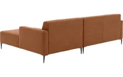 Goossens loungebank key west bruin micro leer - 8201999-399-01