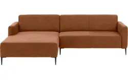 Goossens loungebank key west bruin micro leer - 8201999-399-gespiegeld-01