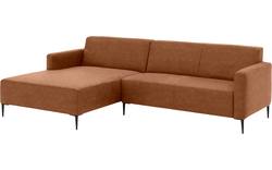Goossens loungebank key west bruin micro leer - 8201999-399-gespiegeld-02
