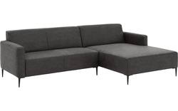 Goossens loungebank key west grijs micro leer - 8201999-400-02
