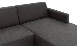 Goossens loungebank key west grijs micro leer - 8201999-400-01