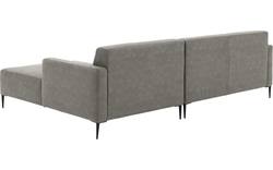 Goossens loungebank key west grijs micro leer - 8201999-402-01