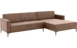 Goossens loungebank key west bruin micro leer - 8202000-394-02