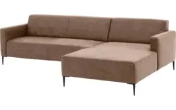 Goossens loungebank key west bruin micro leer - 8202000-394-01