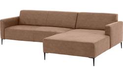 Goossens loungebank key west bruin micro leer - 8202000-395-01