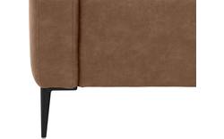 Goossens loungebank key west bruin micro leer - 8202000-395-01
