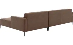 Goossens loungebank key west bruin micro leer - 8202000-396-01