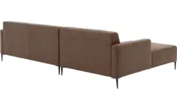 Goossens loungebank key west bruin micro leer - 8202000-396-gespiegeld-01