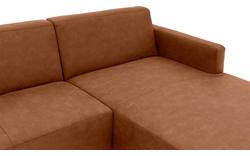 Goossens loungebank key west bruin micro leer - 8202000-399-01