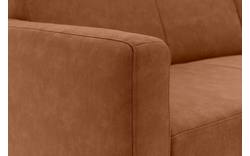 Goossens loungebank key west bruin micro leer - 8202000-399-01
