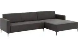 Goossens loungebank key west grijs micro leer - 8202000-400-01