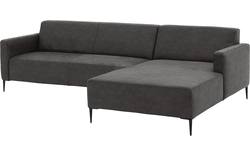 Goossens loungebank key west grijs micro leer - 8202000-400-01