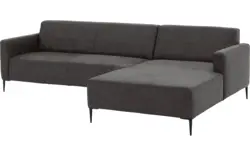Goossens loungebank key west grijs micro leer - 8202000-400-01