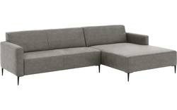 Goossens loungebank key west grijs micro leer - 8202000-402-02