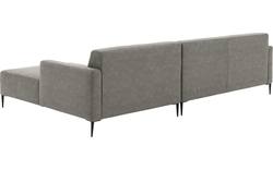 Goossens loungebank key west grijs micro leer - 8202000-402-01