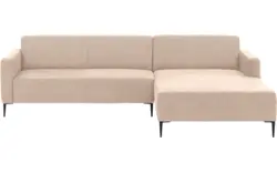 Goossens loungebank key west beige micro leer - 8202000-403-01