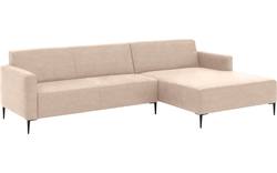 Goossens loungebank key west beige micro leer - 8202000-403-02