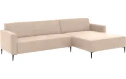 Goossens loungebank key west beige micro leer - 8202000-403-01