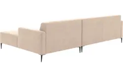 Goossens loungebank key west beige micro leer - 8202000-403-01