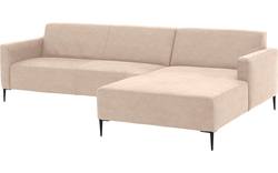 Goossens loungebank key west beige micro leer - 8202000-403-01