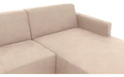 Goossens loungebank key west beige micro leer - 8202000-403-01