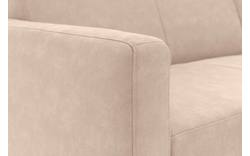 Goossens loungebank key west beige micro leer - 8202000-403-01