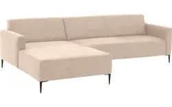 Goossens loungebank key west beige micro leer - 8202000-403-gespiegeld-01