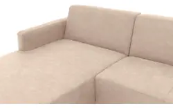 Goossens loungebank key west beige micro leer - 8202000-403-gespiegeld-01