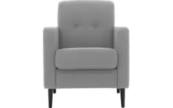 Goossens fauteuil hipp grijs stof - 8202002-361-02