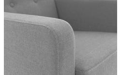 Goossens fauteuil hipp grijs stof - 8202002-361-02