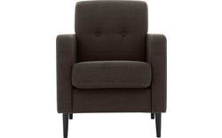 Goossens fauteuil hipp bruin stof - 8202002-370-01