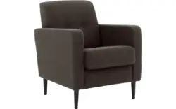 Goossens fauteuil hipp bruin stof - 8202002-370-02