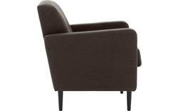 Goossens fauteuil hipp bruin stof - 8202002-370-02