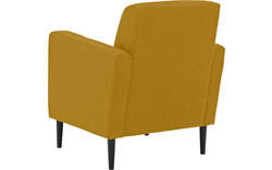 Goossens fauteuil hipp geel stof - 8202002-372-02