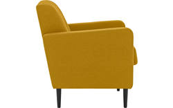 Goossens fauteuil hipp geel stof - 8202002-372-02