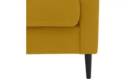 Goossens fauteuil hipp geel stof - 8202002-372-02