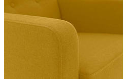 Goossens fauteuil hipp geel stof - 8202002-372-02