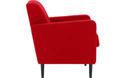 Goossens fauteuil hipp rood stof - 8202002-373-02