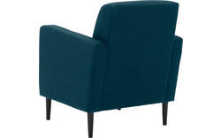 Goossens fauteuil hipp blauw stof - 8202002-56-02