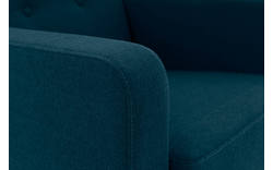 Goossens fauteuil hipp blauw stof - 8202002-56-02