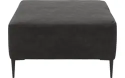 Goossens hocker key west grijs micro leer - 8202017-400-01