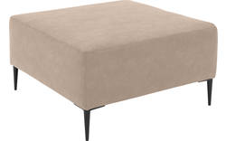 Goossens hocker key west beige micro leer - 8202017-403-02